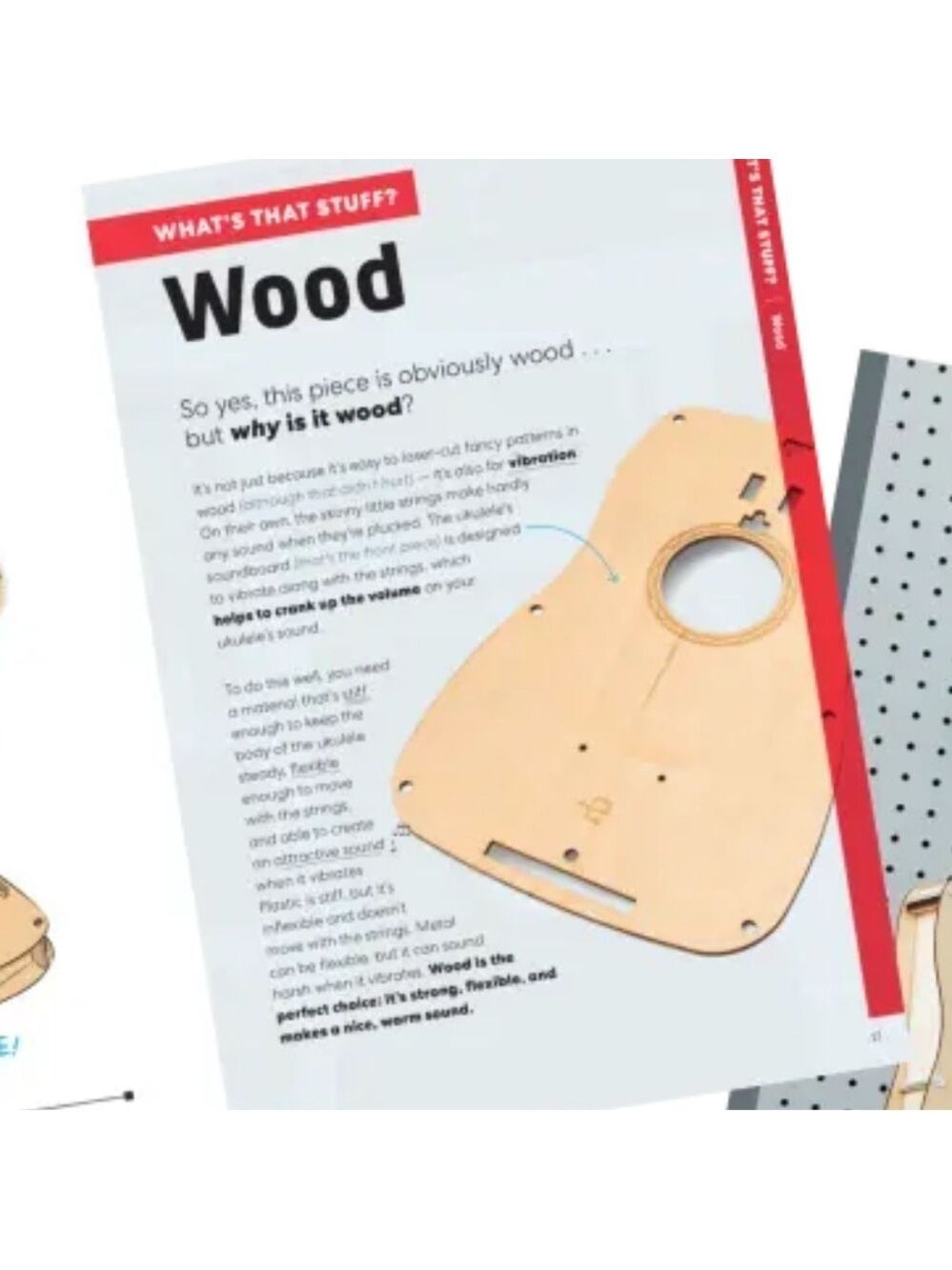 Kiwi Co Wood Tenor Ukulele Assembled Kit 23" Assembled but never used! - Picture 8 of 10